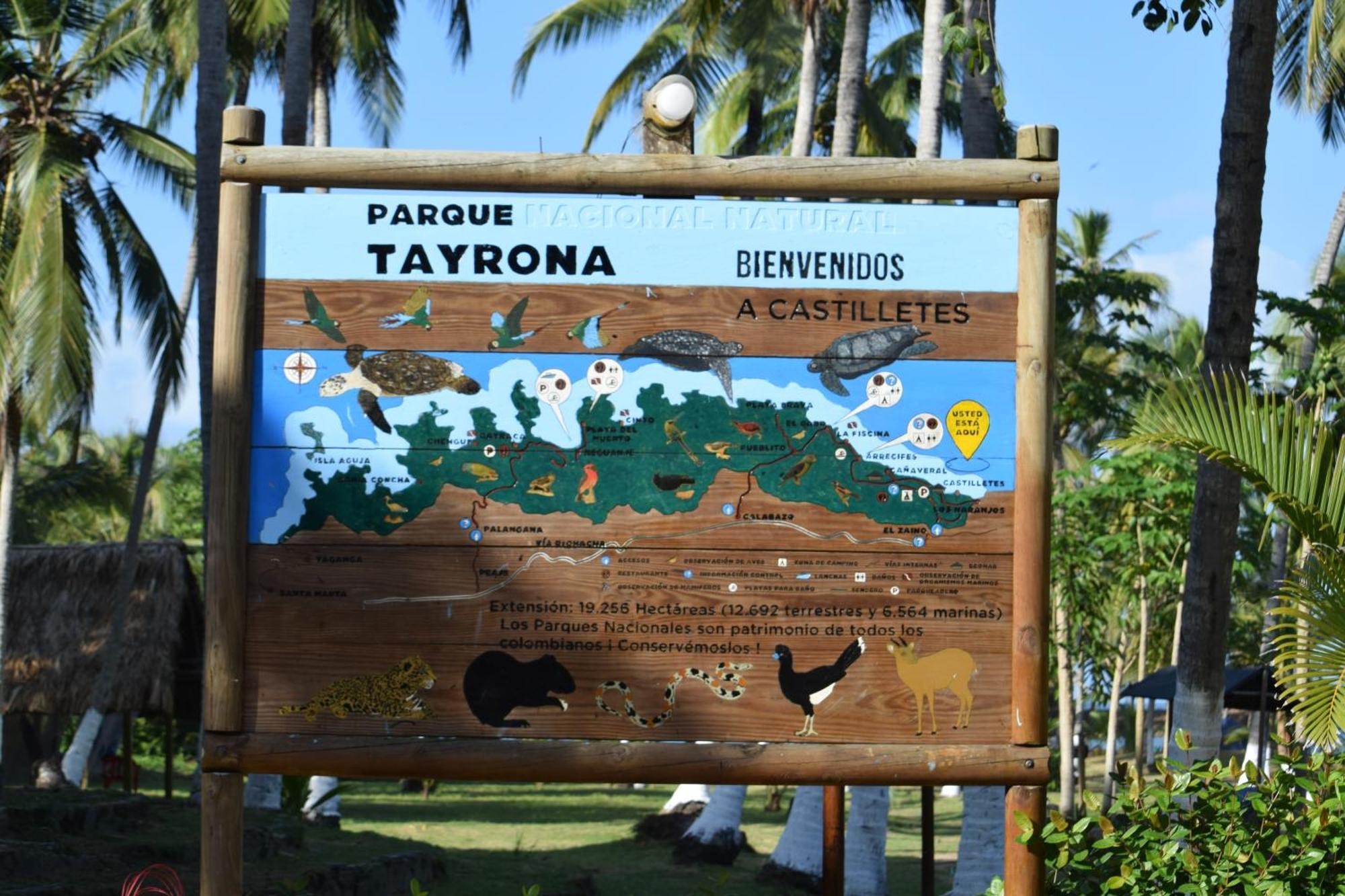 Casa De Campo Castillete Dentro Del Parque Tayrona El Zaino Luaran gambar